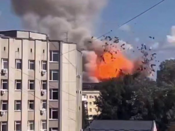 ВС России доставили "Бандероли" по Главному управлению Нацполиции в Житомире.