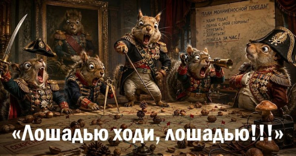 «Лошадью ходи, лошадью!!!»