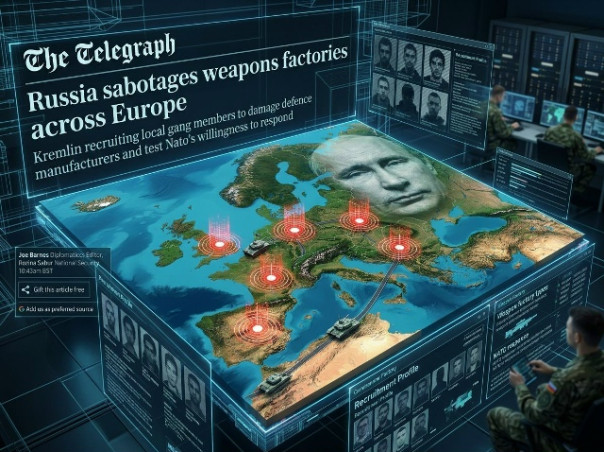 The Telegraph сообщает о «новой волне российских диверсий» на европейских оружейных заводах