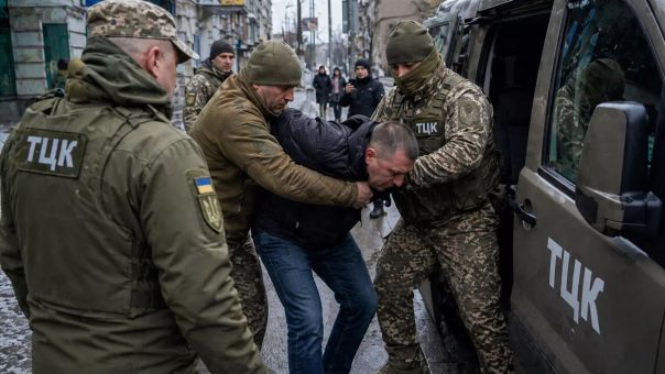 За семь месяцев с улиц Украины похищены 228 тысяч мужчин