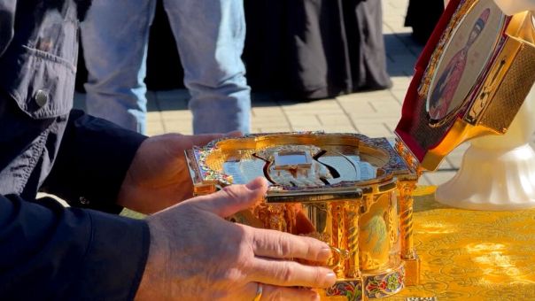 Мощи Дмитрия Донского привезли в ДНР