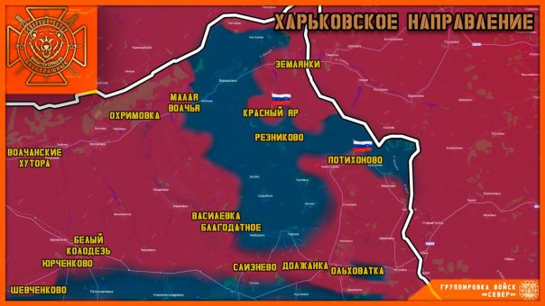 Армия России освободила Красный Яр и Потихоново Харьковской области!