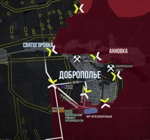 В Доброполье российские военные сжимают ВСУ в кольцо