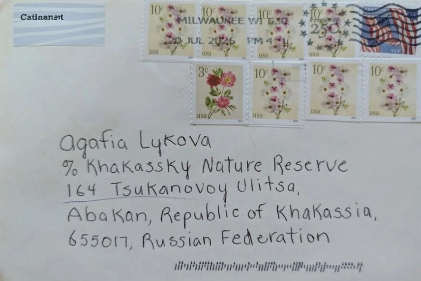 «Восхищается стойкостью»: американка прислала письмо хакасской отшельнице Агафье Лыковой