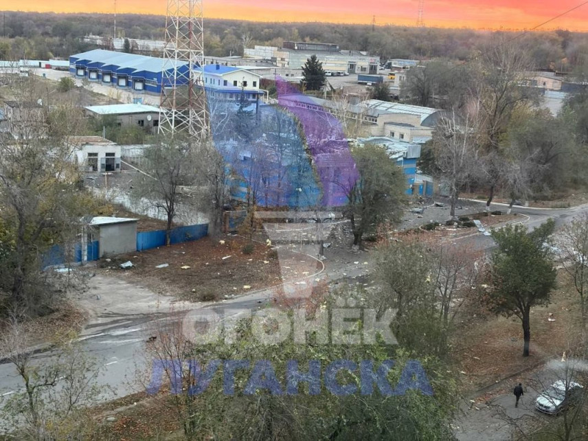 Сегодня ночью в Луганске ударили по заводу "Маршал"