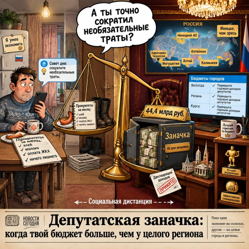 В то время, когда нам советуют «жить экономнее», депутатские банковские счета вводят обывателя в ступор