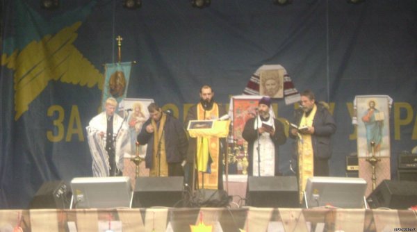 Сатанисты и антихристы киевского евромайдана