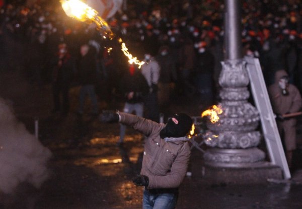 Киев в огне в фотографиях Reuters