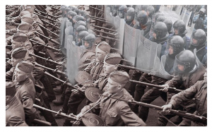 Накачанный наркотиками майдановец в гостях у героического «Беркута»