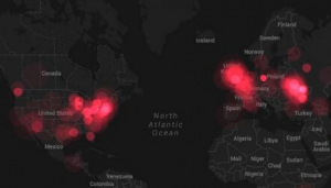 Откуда твитят с тегом #euromaidan