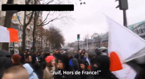 Антиправительственная демонстрация во Франции