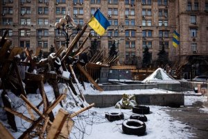 Аномальные морозы на Украине прогнали киевских оппозиционеров с Майдана