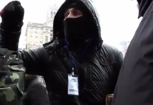 На майдане напали на блоггера и оператора