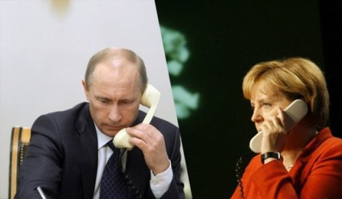 Путин - Меркель: Телефонный разговор об Украине
