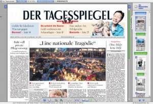 80% читателей немецкой Der Tagesspiegel считают, что Россия права, а Запад лицемерит
