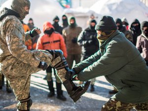Тренировка настощего бандеровца