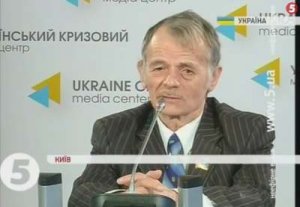 Джемилева не пустили в Крым (ВИДЕО)